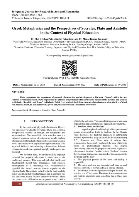 (PDF) Greek Metaphysics and the Perspectives of .